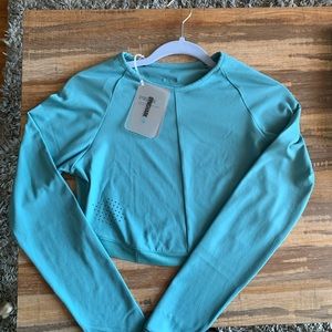 NWT Gymshark X Whitney Simmons Sage Crop top